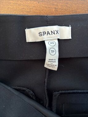 SPANX Black Tailored Flare Pants